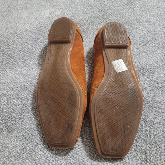 Tiziana Brown Suede Ballet Flats 36 US (6) Business Casual‎ Slip-on - Picture 7 of 9